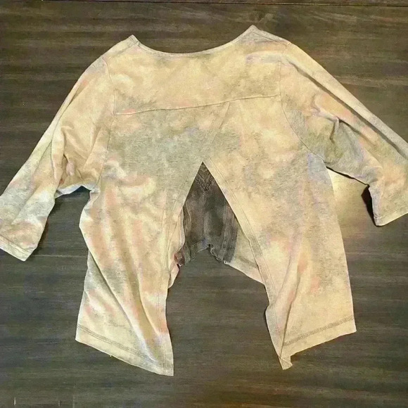 Women’s Embellished Top Size Small Fairy Boho Artsy Lagenlook Green Hippie - Picture 10 of 10